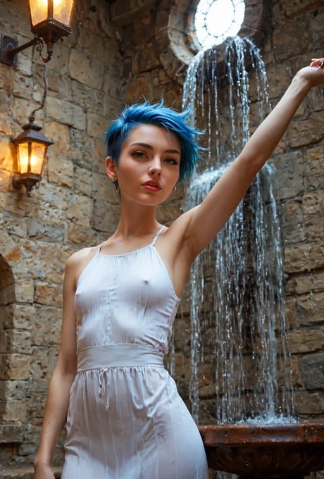Chisoru posing in a castle photo 3