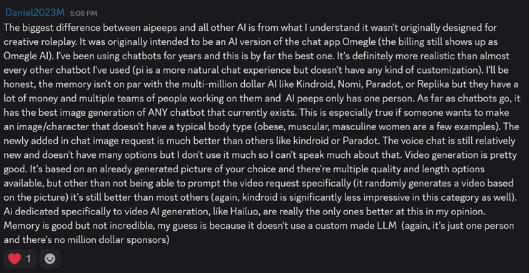 the ai peeps discord review